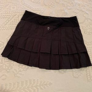 Ivivva Ruffle Black Skort - Size 10